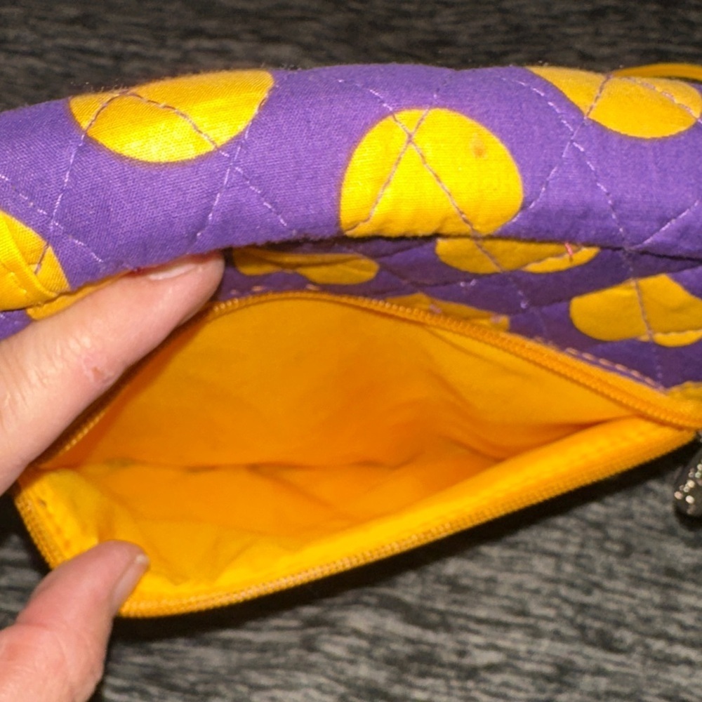 Belvah Small Messenger Bag Purple Gold - Picture 5 of 5